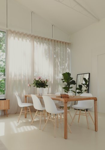 ZUIVER Storm spisebord, rektangulrt - finér av naturlig ask og naturlig ask (220x90)