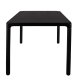 ZUIVER Storm spisebord, rektangulrt - svart ask finér og svart ask (180x90)