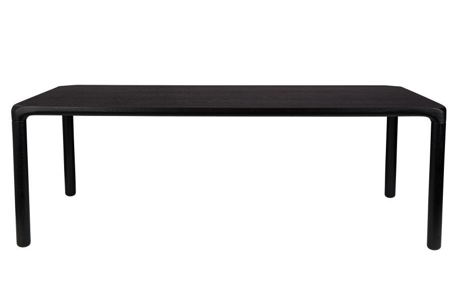 ZUIVER Storm spisebord, rektangulrt - svart ask finér og svart ask (220x90)
