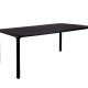 ZUIVER Storm spisebord, rektangulrt - svart ask finér og svart ask (220x90)