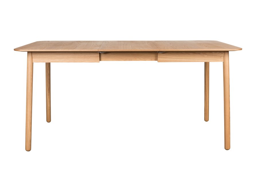 ZUIVER Glimps spisebord, med butterfly bordplate - naturlig eikefiner og asketre (120/162x80)