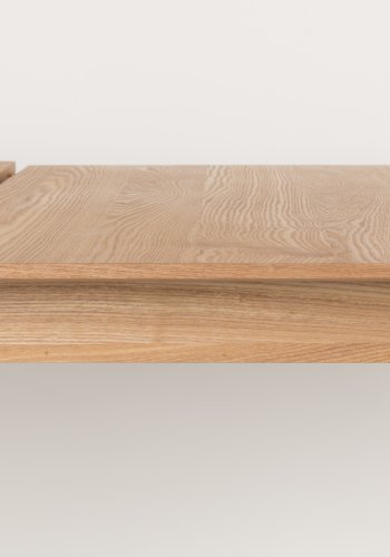 ZUIVER Glimps spisebord, med butterfly bordplate - naturlig eikefiner og asketre (120/162x80)