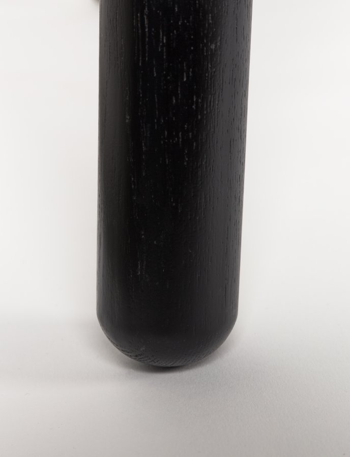 ZUIVER Glimps spisebord, med butterfly bordplate - svart eikefiner og ask (120/162x80)