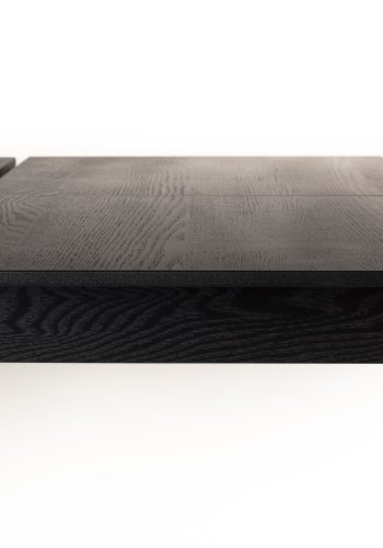 ZUIVER Glimps spisebord, med butterfly bordplate - svart eikefiner og ask (120/162x80)