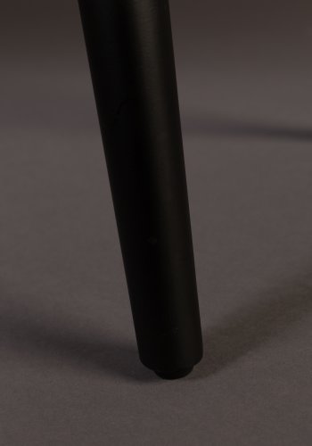 DUTCHBONE Alagon spisebord, rektangulrt - brun valnttfinish og svart stl (220X90)