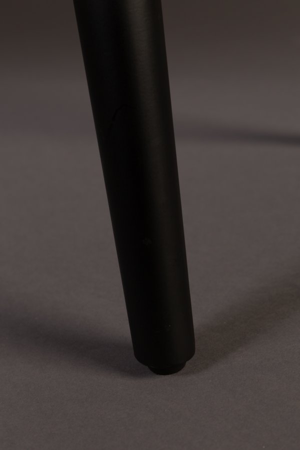 DUTCHBONE Alagon spisebord, rektangulrt - brun valnttfinish og svart stl (220X90)