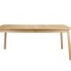 ZUIVER Glimps spisebord, med butterfly bordplate - naturlig eikefiner og ask (180/240x90)