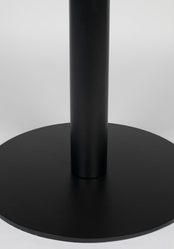 ZUIVER Metsu Bistro hagebord, rundt - svart stl (70)