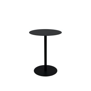 ZUIVER Snow Bistro bord, runt - svart stl (57)