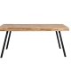 WHITE LABEL LIVING Suri spisebord, rektangulrt - naturlig teak og metall (180X90)
