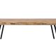 WHITE LABEL LIVING Suri spisebord, rektangulrt - naturlig teak og metall (220X100)