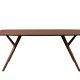DUTCHBONE Malaya Esstisch, rechteckig – walnussfarbenes Holz (180x90)