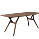 DUTCHBONE Malaya Esstisch, rechteckig – walnussfarbenes Holz (180x90)