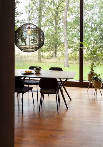 DUTCHBONE Malaya Esstisch, rechteckig – walnussfarbenes Holz (180x90)