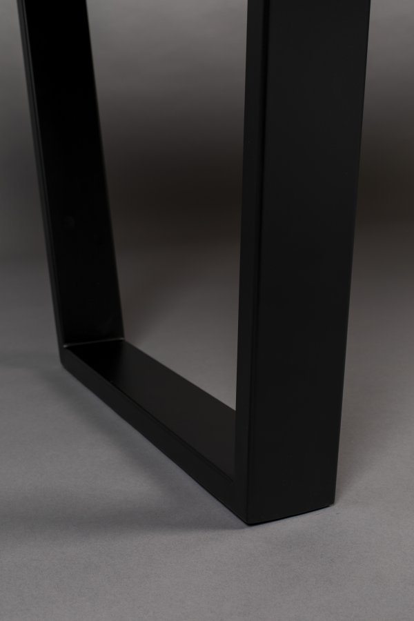 DUTCHBONE Aka Esstisch, rechteckig – braunes Akazienholz und schwarzes Eisen (200x90)