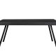 WHITE LABEL LIVING Suri spisebord, rektangulrt - svart teak og metall (160X78)