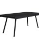 WHITE LABEL LIVING Suri spisebord, rektangulrt - svart teak og metall (200X90)