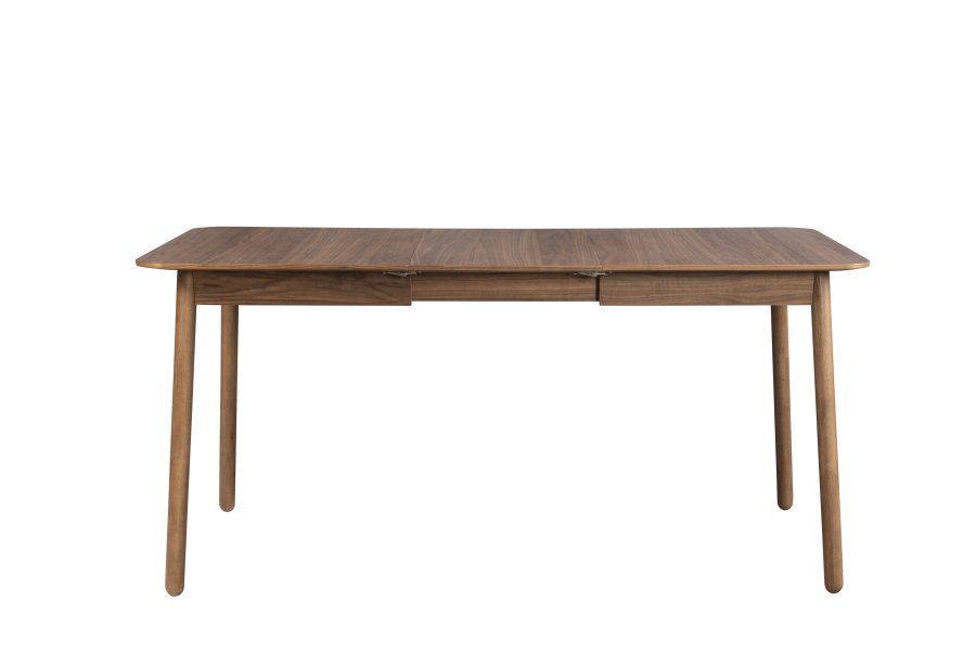 ZUIVER Glimps spisebord, med butterfly bordplate - brun valntt finish og valntt tre (120/162x80)
