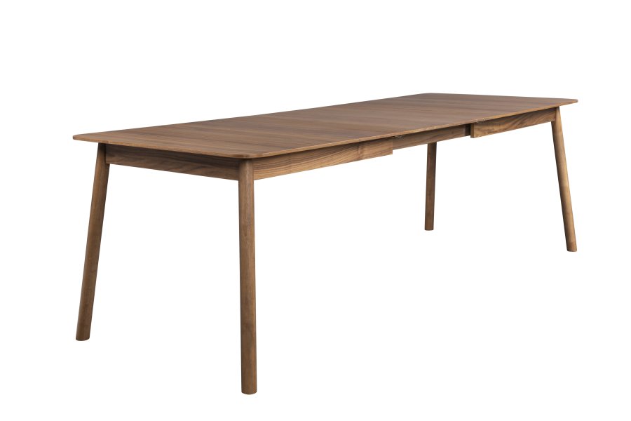 ZUIVER Glimps spisebord, med butterfly bordplate - brun valntt finish og valntt tre (180/240x90)