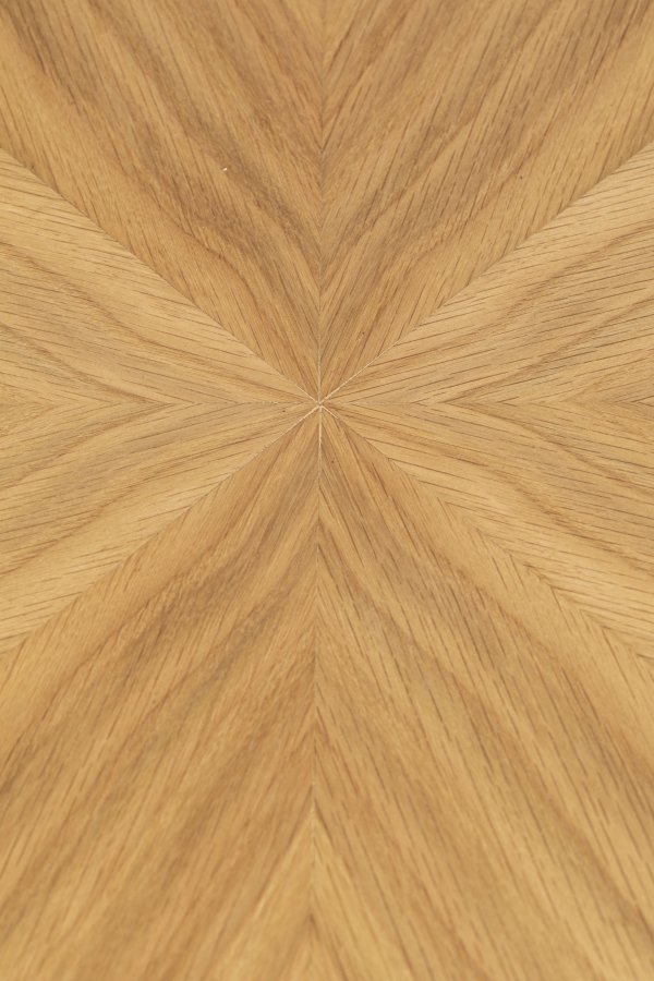 WHITE LABEL LIVING Fabio spisebord, rundt - naturlig eikefiner og eiketre (100)