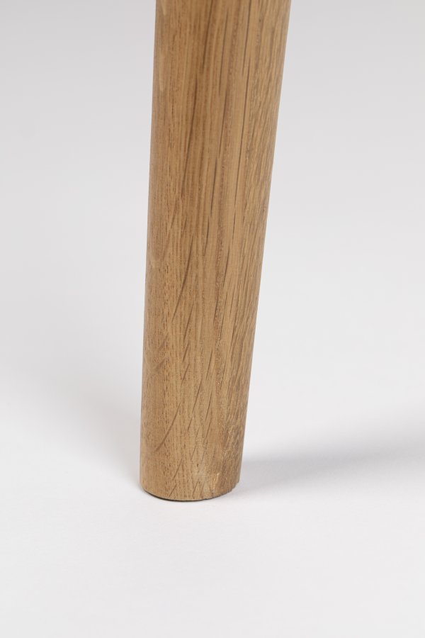 WHITE LABEL LIVING Fabio spisebord, rundt - naturlig eikefiner og eiketre (100)