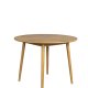 WHITE LABEL LIVING Fabio spisebord, rundt - naturlig eikefiner og eiketre (120)