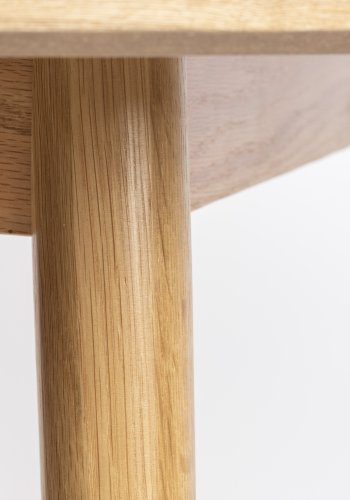 WHITE LABEL LIVING Fabio spisebord, rundt - naturlig eikefiner og eiketre (120)