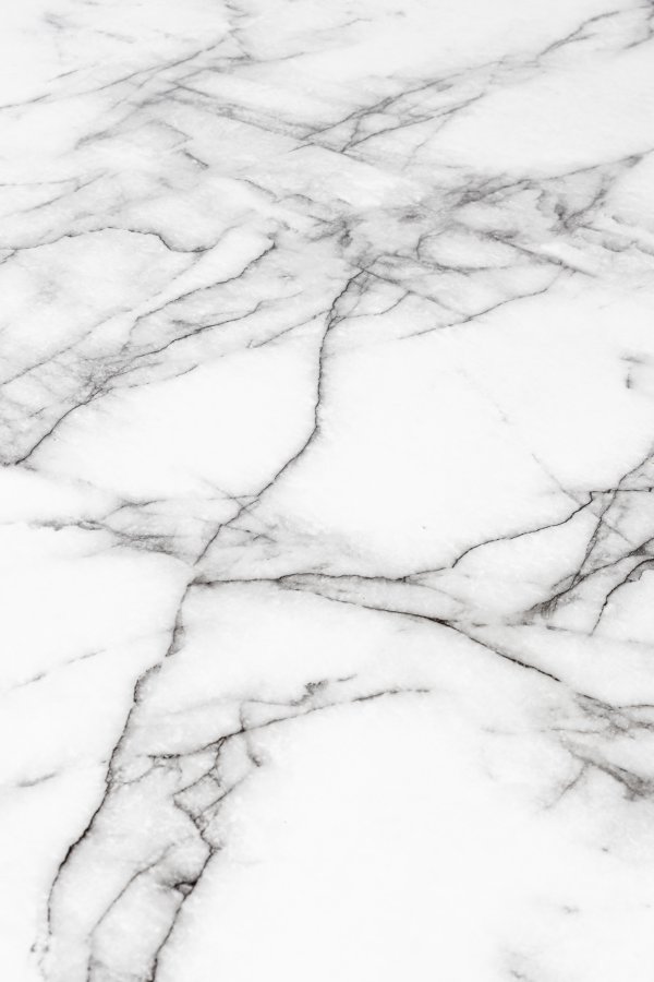 WHITE LABEL LIVING Floris spisebord, rundt - marmorpapir og sort metall (110)