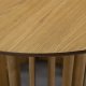 DUTCHBONE Barlet Esstisch, rund – natürliches Eichenfurnier und natürliches Gummibaumholz (120)