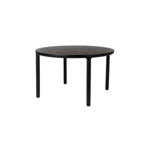 ZUIVER Storm matbord, runt - svart askfanér och gummiträ (128)
