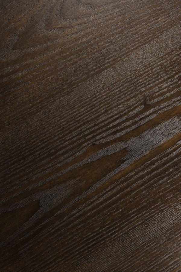 WHITE LABEL LIVING Raku spisebord, rundt - brun teakfiner og svart metall (110)