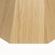 ZUIVER Lotus spisebord, rundt - naturlig eikefiner og akasietre (120)