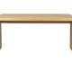 ZUIVER Brave spisebord, rektangulrt - naturlig eikefiner og gummitre (160x80)