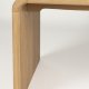 ZUIVER Brave spisebord, rektangulrt - naturlig eikefiner og gummitre (160x80)