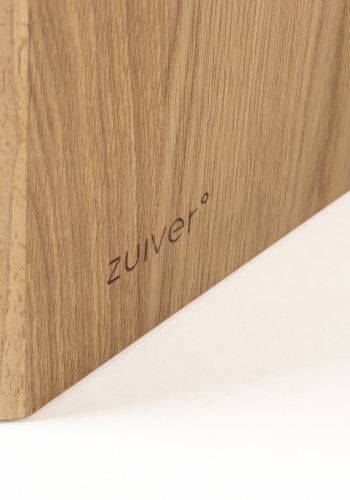 ZUIVER Brave spisebord, rektangulrt - naturlig eikefiner og gummitre (160x80)