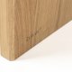 ZUIVER Brave spisebord, rektangulrt - naturlig eikefiner og gummitre (160x80)