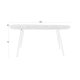 WHITE LABEL LIVING Webster spisebord, rektangulrt - brun gjenvunnet teak og jern (180x90)