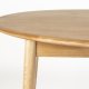 ZUIVER Twist spisebord, m. uttrekkbar, rund - naturlig eikefiner (120)