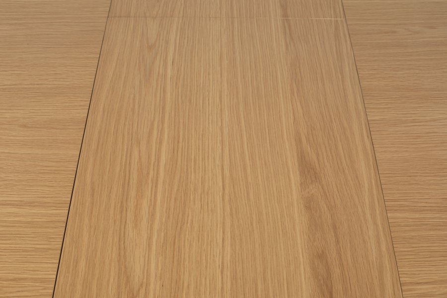 ZUIVER Twist spisebord, m. uttrekkbar, rund - naturlig eikefiner (120)