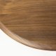 ZUIVER Twist spisebord, m. uttrekkbar, oval - brun valnttfinish (240x90)