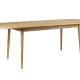 ZUIVER Twist spisebord, m. uttrekkbar, oval - naturlig eikefiner (240x90)