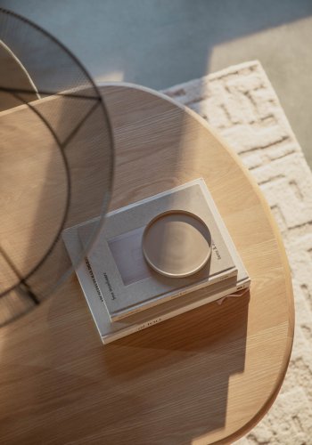 ZUIVER Twist spisebord, m. uttrekkbar, oval - naturlig eikefiner (240x90)