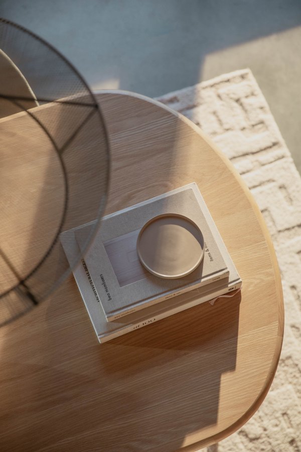 ZUIVER Twist spisebord, m. uttrekkbar, oval - naturlig eikefiner (240x90)