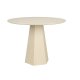 ZUIVER Pilar spisebord, rundt - beige ask finer (100)