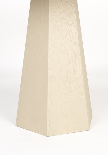 ZUIVER Pilar spisebord, rundt - beige ask finer (100)