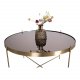HOUSE NORDIC rundt Venezia salongbord - glass og messingstl (70)