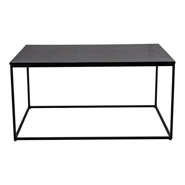 HOUSE NORDIC rektangul�r Vita sofabord - sort melamin og st�l (90x60) -  House Nordic