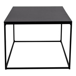 HOUSE NORDIC rektangul�r Vita sofabord - sort melamin og st�l (90x60) -  House Nordic