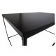 HOUSE NORDIC rektangulr Vita sofabord - sort melamin og stl (90x60)