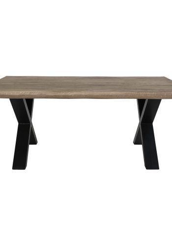 HOUSE NORDIC Toulon salongbord - brun eik og metall (120x70)